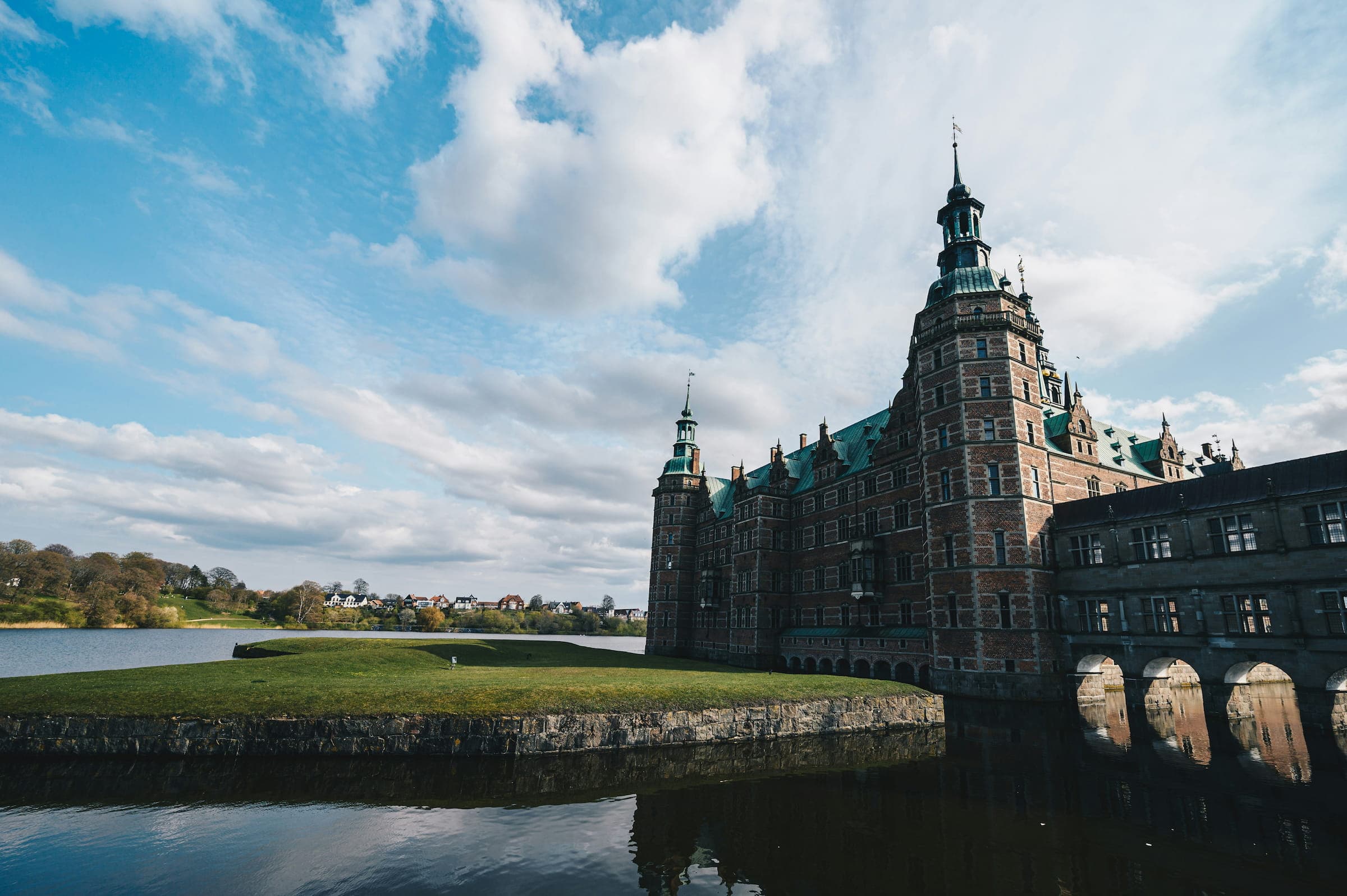 Frederiksborg Slot, a Renaissance castle in North Zealand, Denmark